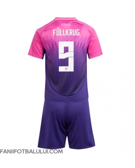 Germania Niclas Fullkrug #9 Echipament de Fotbal Replică European 2024 Copii Deplasare (+ Șorturi)